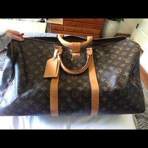 Real Louis Vuitton duffle bag